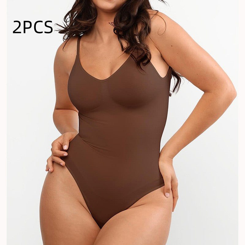 Seamless Bodysuit Shapewear – Hip Lifting & Tummy Control, Nylon