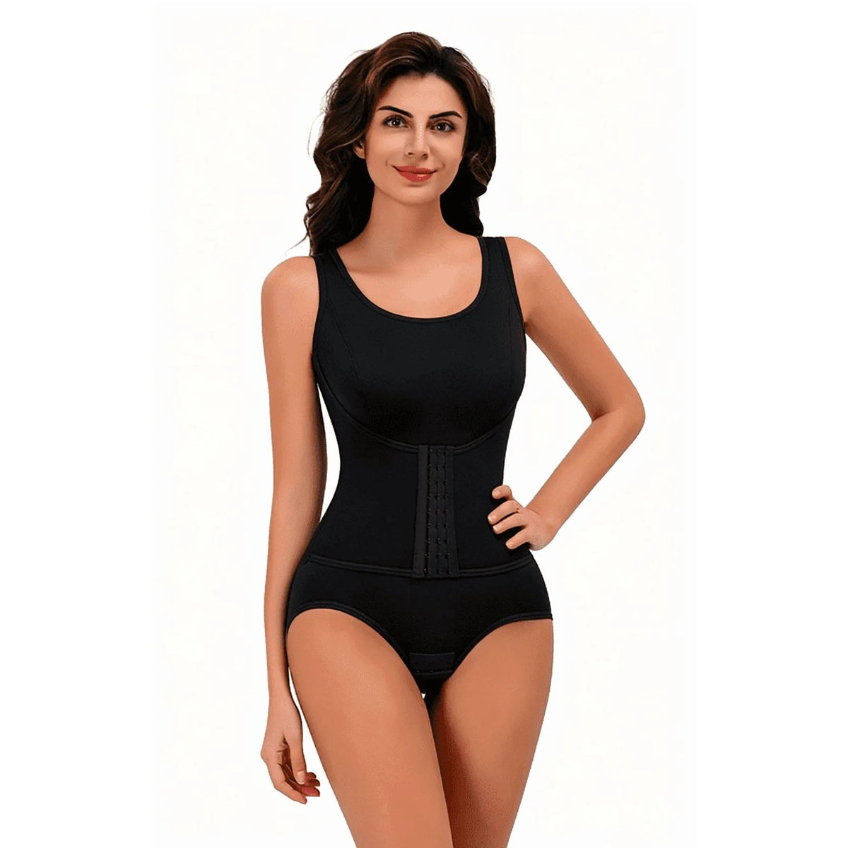 Women's Tummy Control Bodysuit Shapewear, Waist Trainer, Butt Lifter, Seamless Compression Faja, Open Crotch, Plus Size For Postpartum, Daily Wear, Single Or 2 Piece Set – view 8