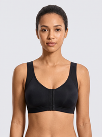Front-Buckle Support Sports Bra - hero