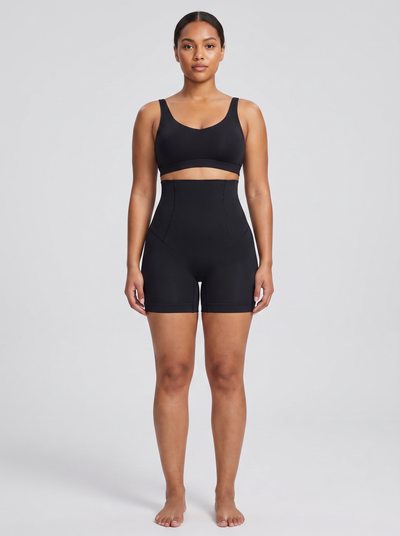 Bluehorixon Seamless Shaping Shorts – Hip Lift & Tummy Control