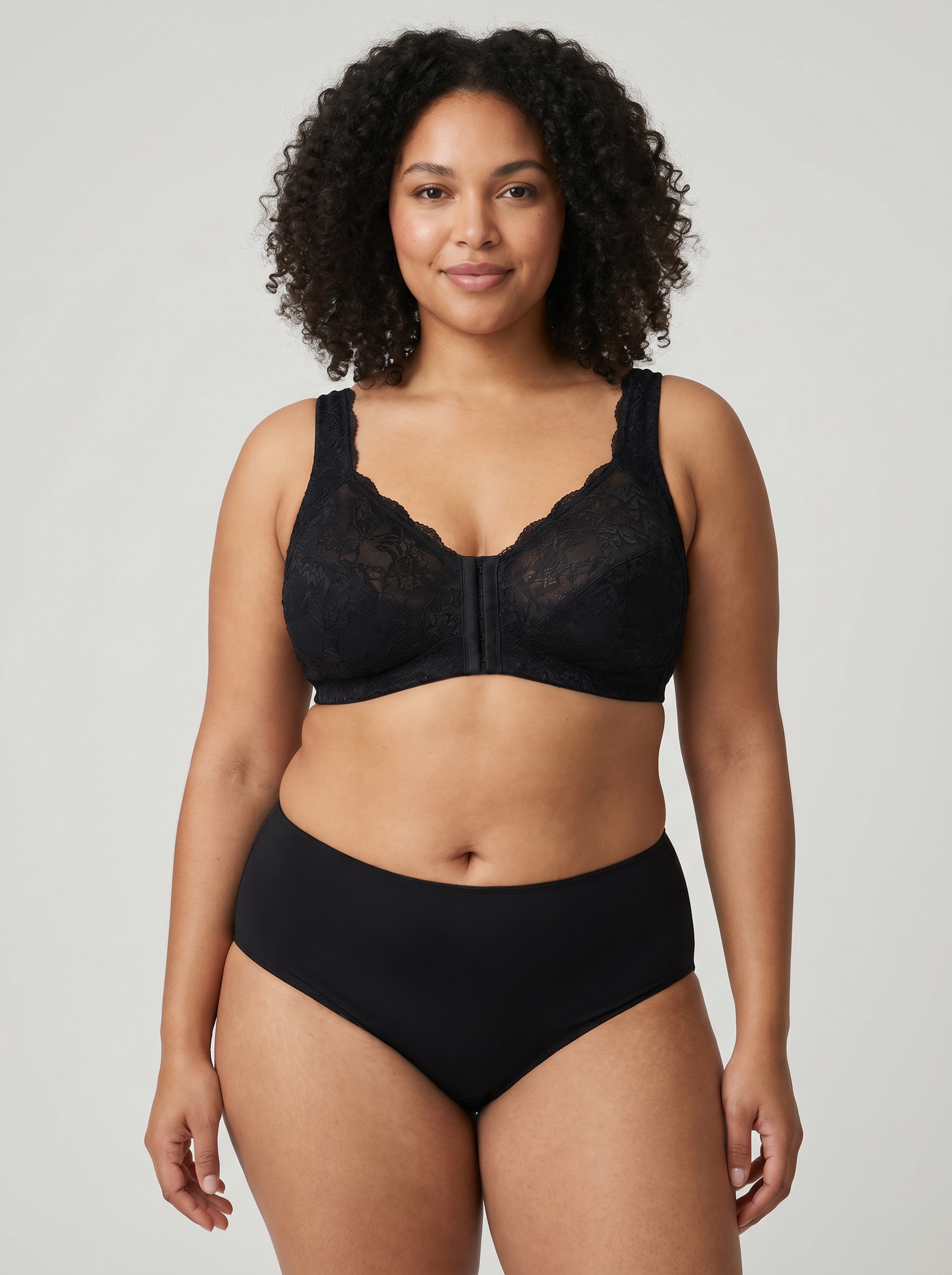 Wireless Lace Bra Big Cup - hero