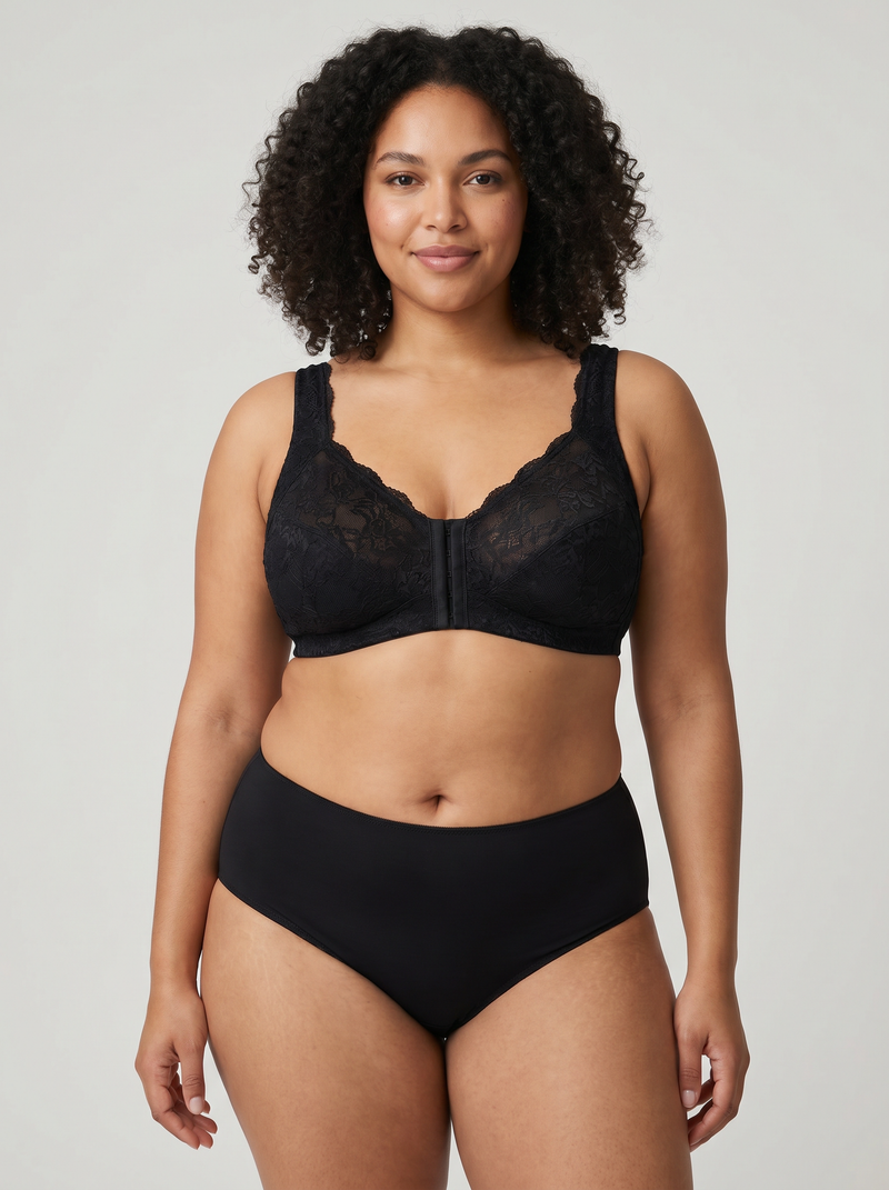 Wireless Lace Bra Big Cup - hero