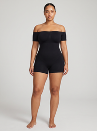 Off-Shoulder Bandeau Shaping Bodysuit - hero