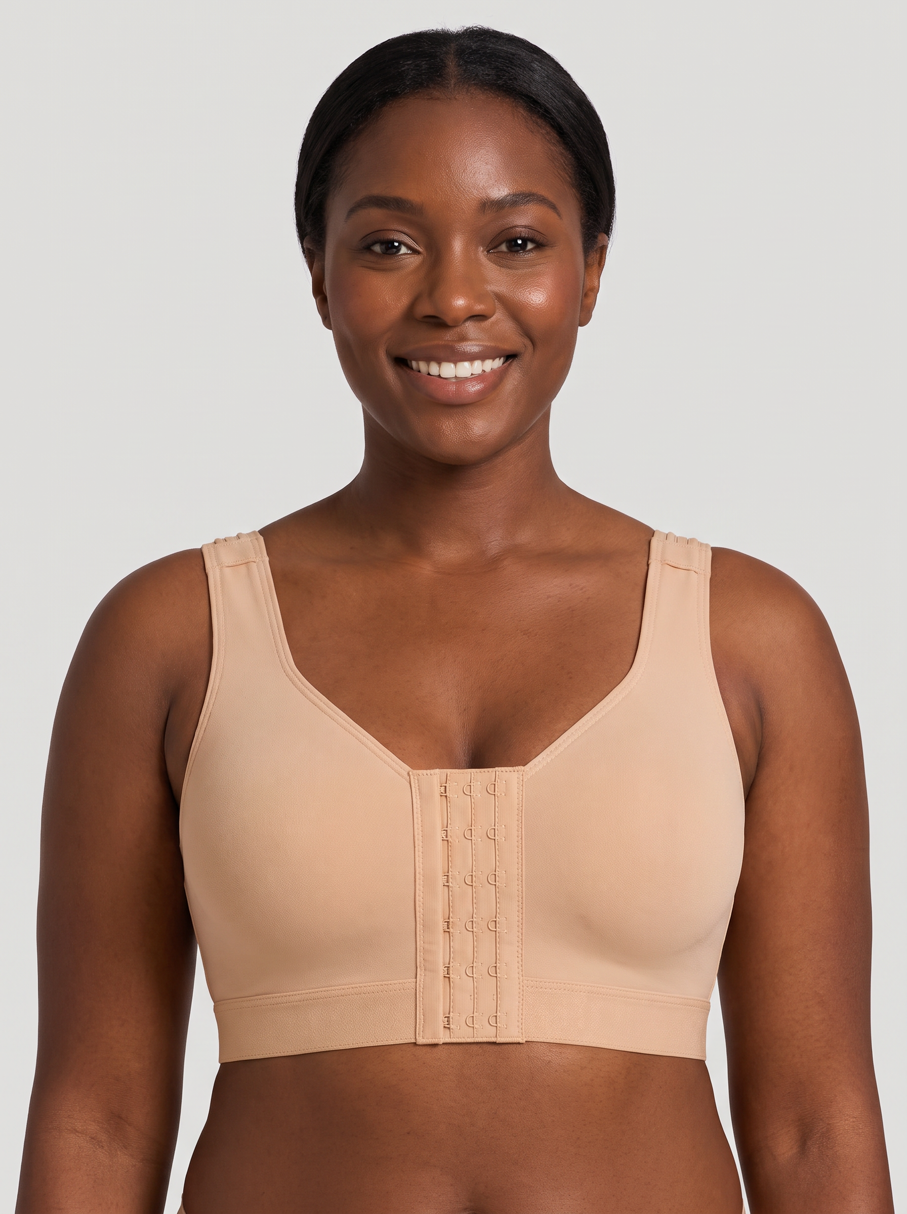 Post-Surgery Front-Closure Compression Bra - hero