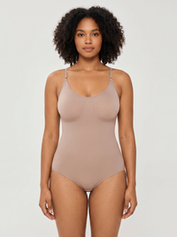 Full Bust Shapewear Bodysuit - Apricot