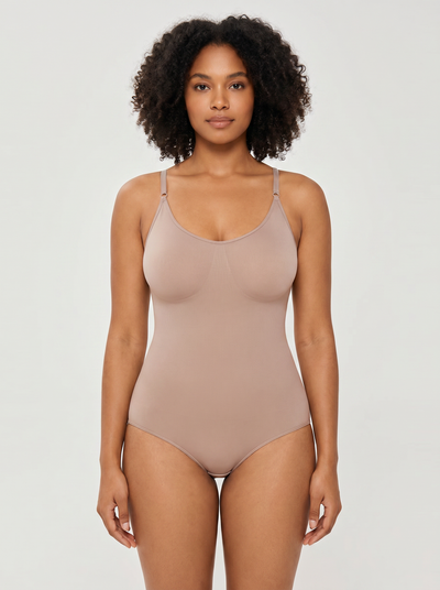 Full Bust Shapewear Bodysuit – Tummy Control, Nylon-Spandex