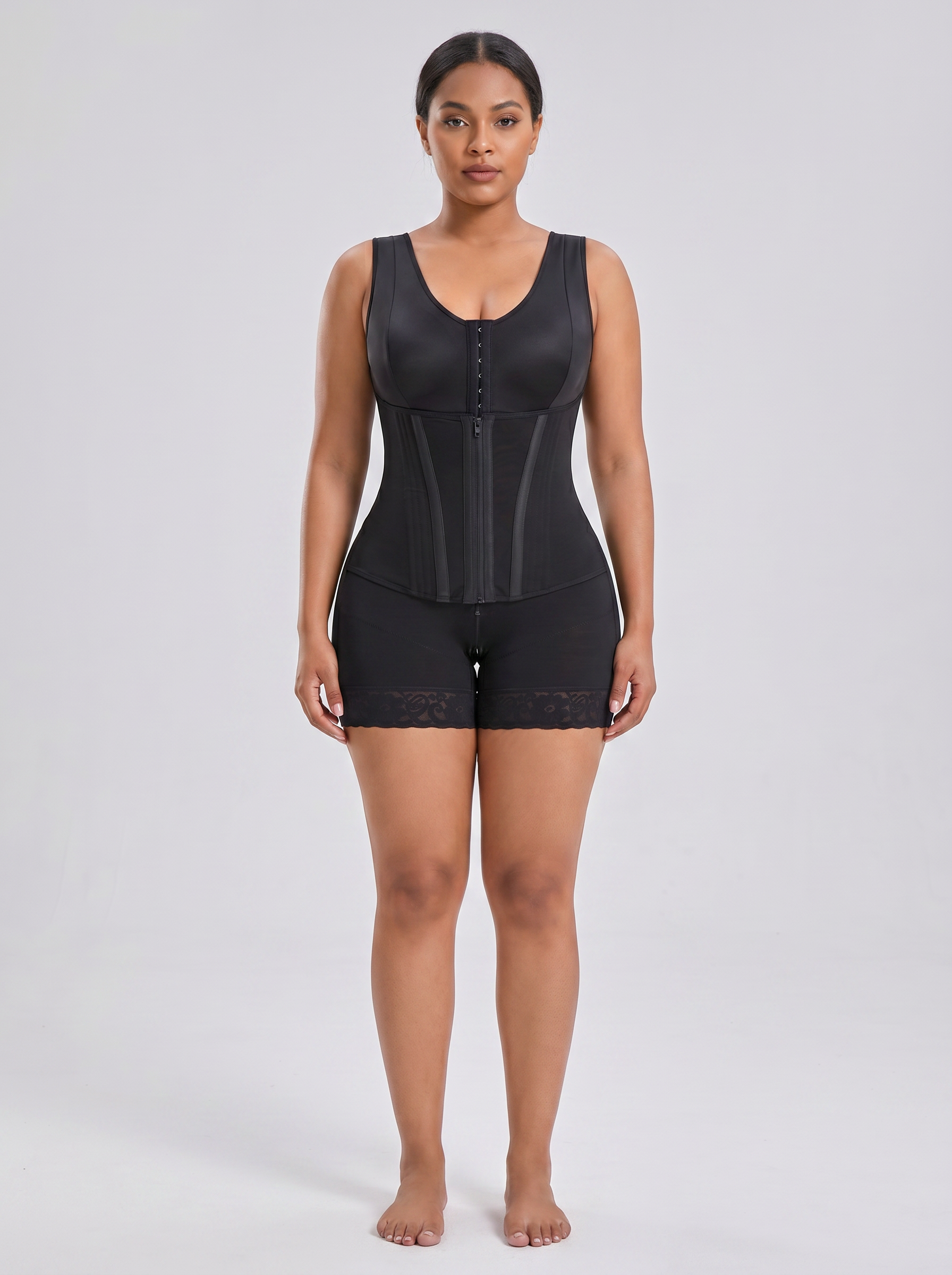 Bluehorixon Colombian Faja Overbust - Black
