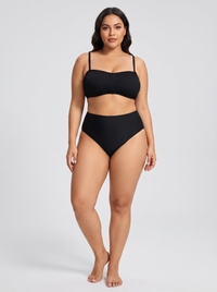 Detachable-Strap High-Waisted Bikini Set - hero
