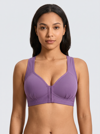 Backless Push-Up Bra - Purple