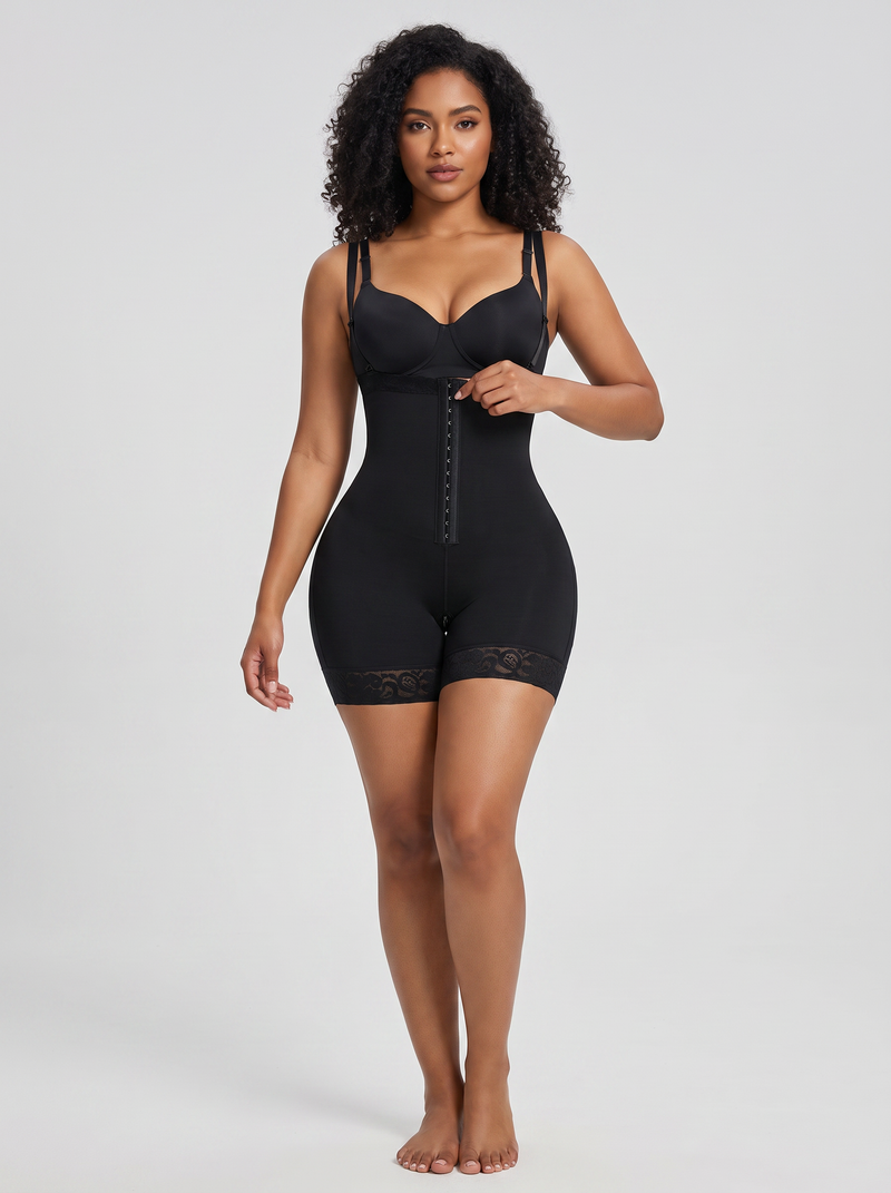 Lace-Trim Faja Bodysuit - hero