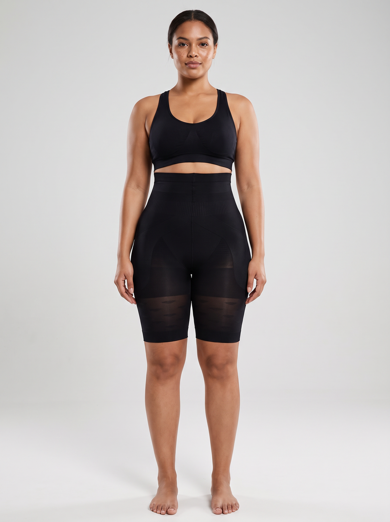 Seamless High-Waist Thigh Shaper Shorts - hero