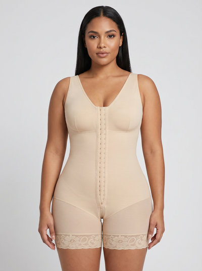 Colombian Faja Full Body Shaper – Abdominal Control & Hip Lifter, Zipper Crotch