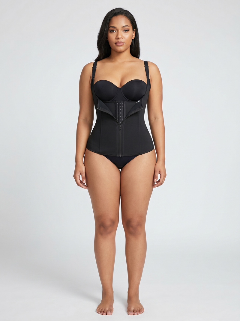 Zippered Waist Trainer Corset