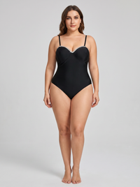 Plunge Sweetheart One-Piece Swimsuit - hero