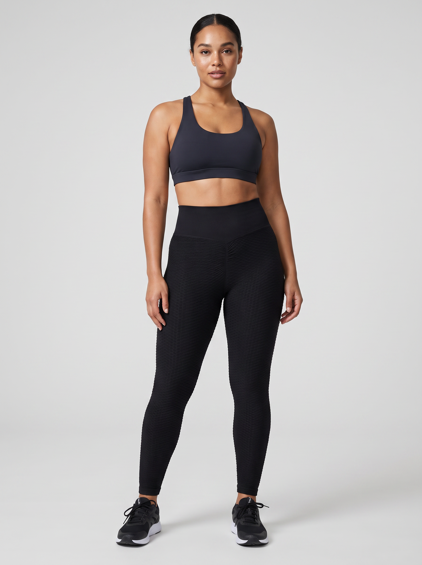 Textured Scrunch-Butt Leggings - hero