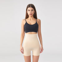 Black seamless shaping shorts